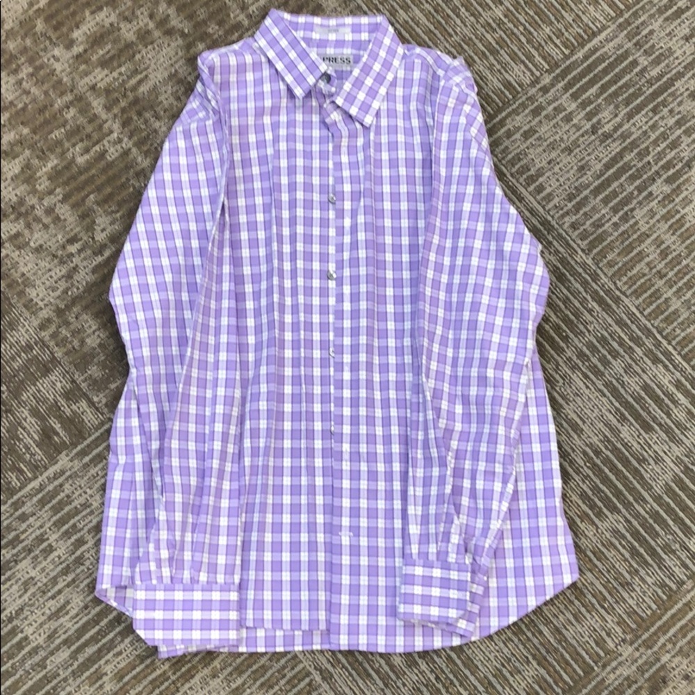 Express fitted dress shirt